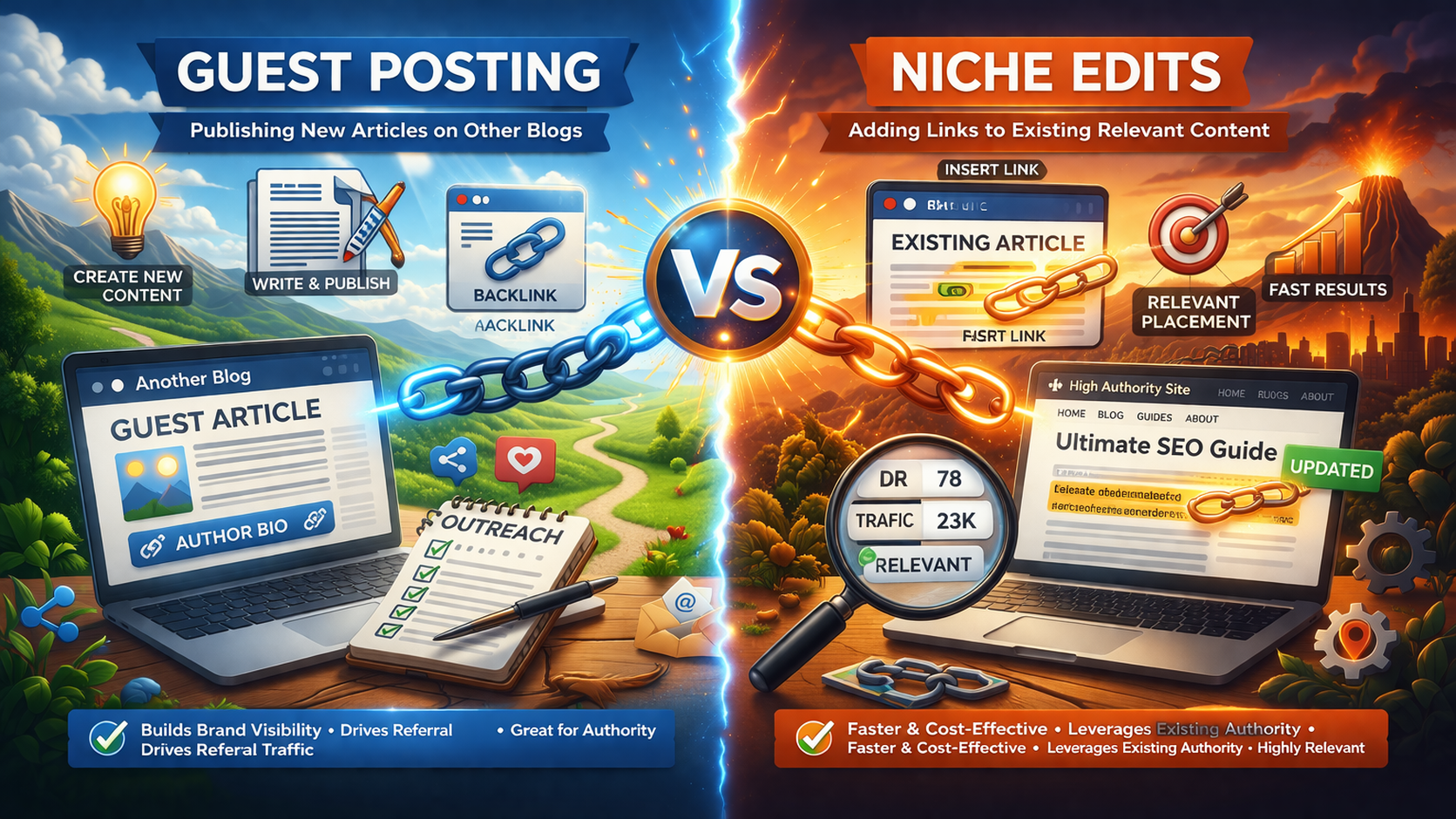 Guest Posting vs Niche Edits: The Definitive Link Building Comparison to Dominate SEO in 2026