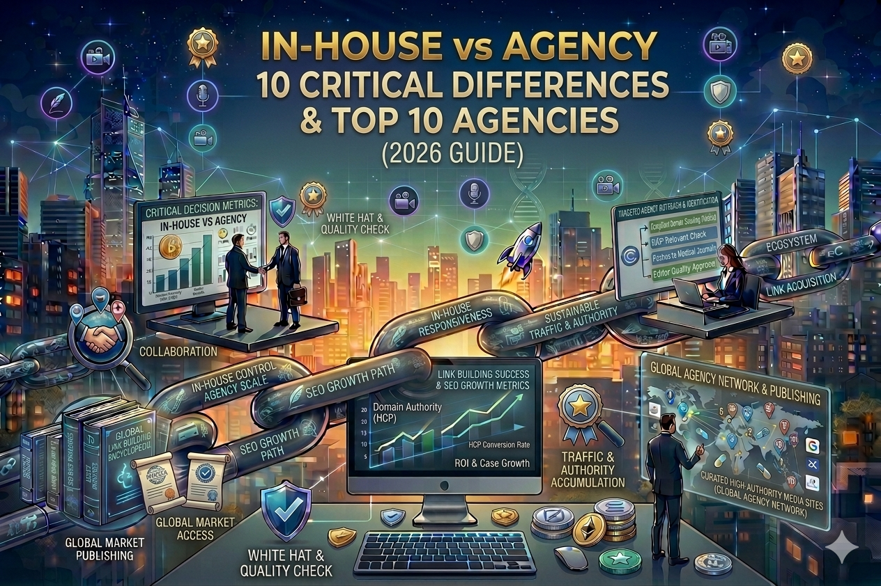 In-House vs Agency Link Building: 10 Critical Differences & Top 10 Agencies (2026 Guide) for this title