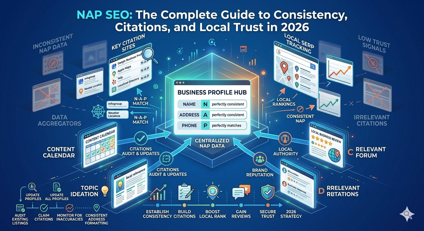 NAP SEO: The Complete Guide to Consistency, Citations, and Local Trust in 2026