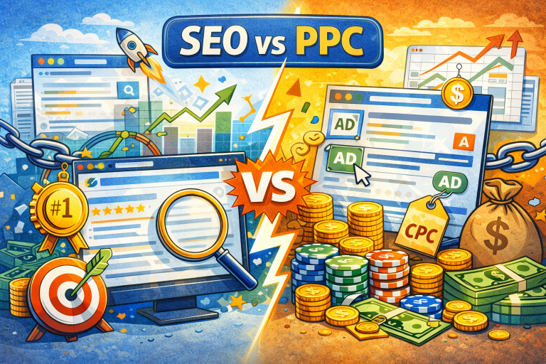 SEO vs PPC in 2026: Which Channel Delivers Better Growth, Faster ROI, and Long-Term Results?