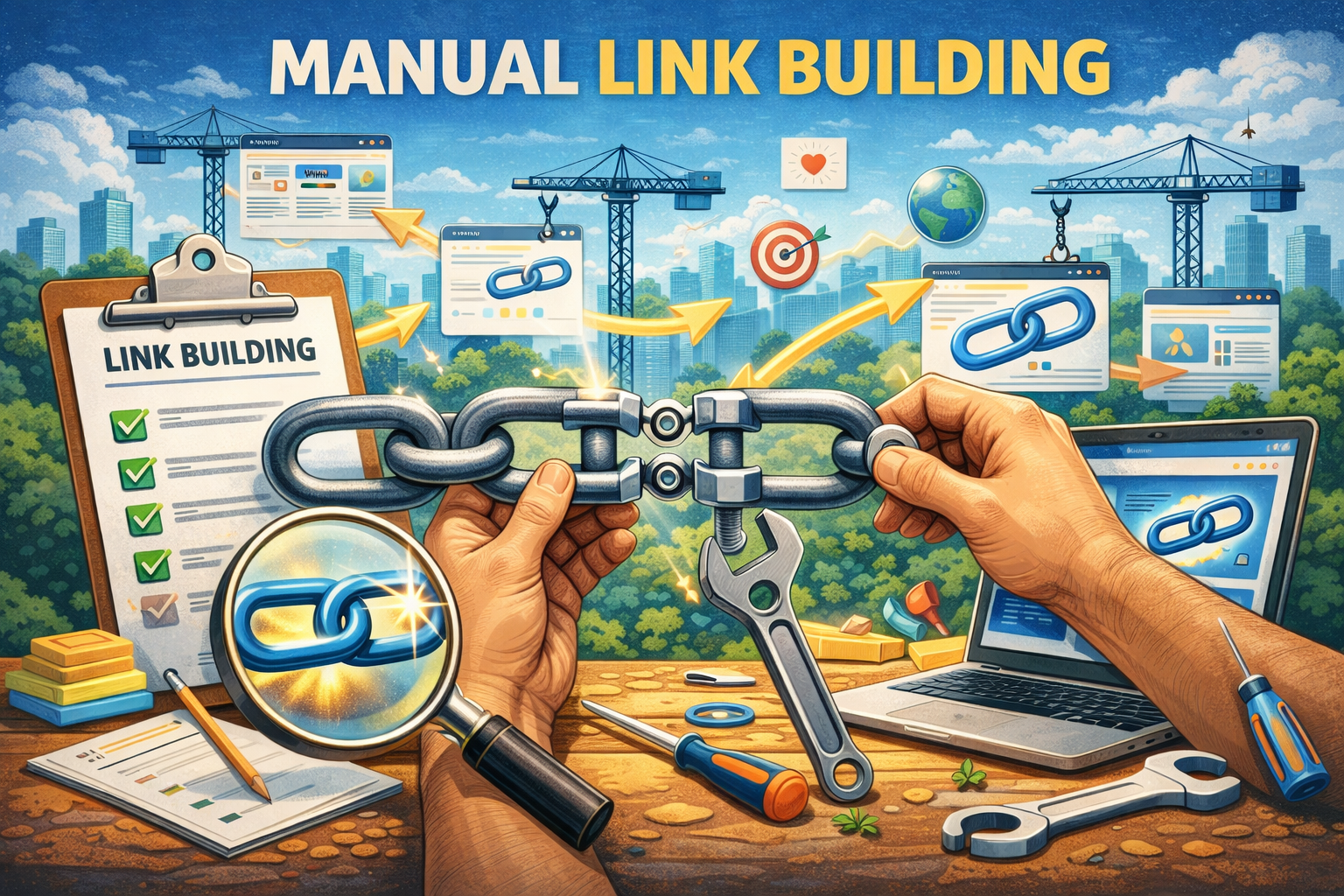 manual link building