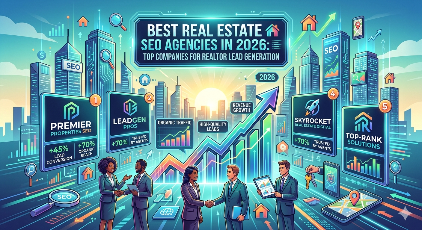 Best Real Estate SEO Agencies: Top Companies Helping Realtors Generate More Leads Online