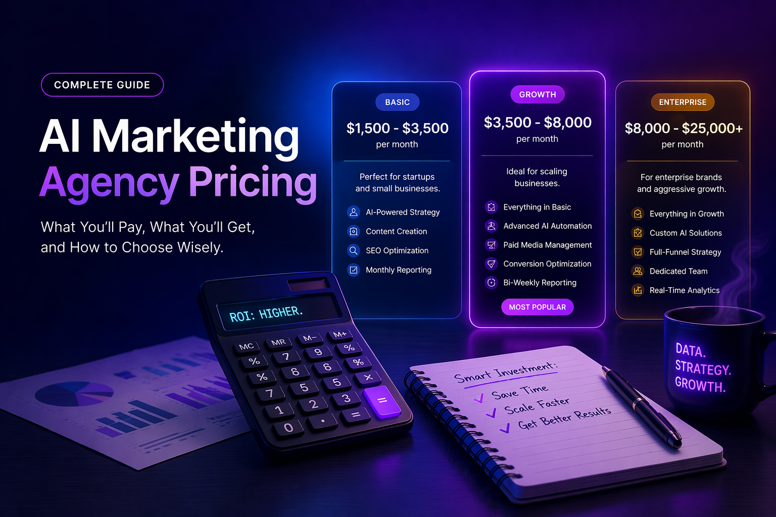 AI Marketing Agency Pricing (2026 Guide): 10 Best Agencies, Cost Benchmarks, and How to Choose the Right Partner