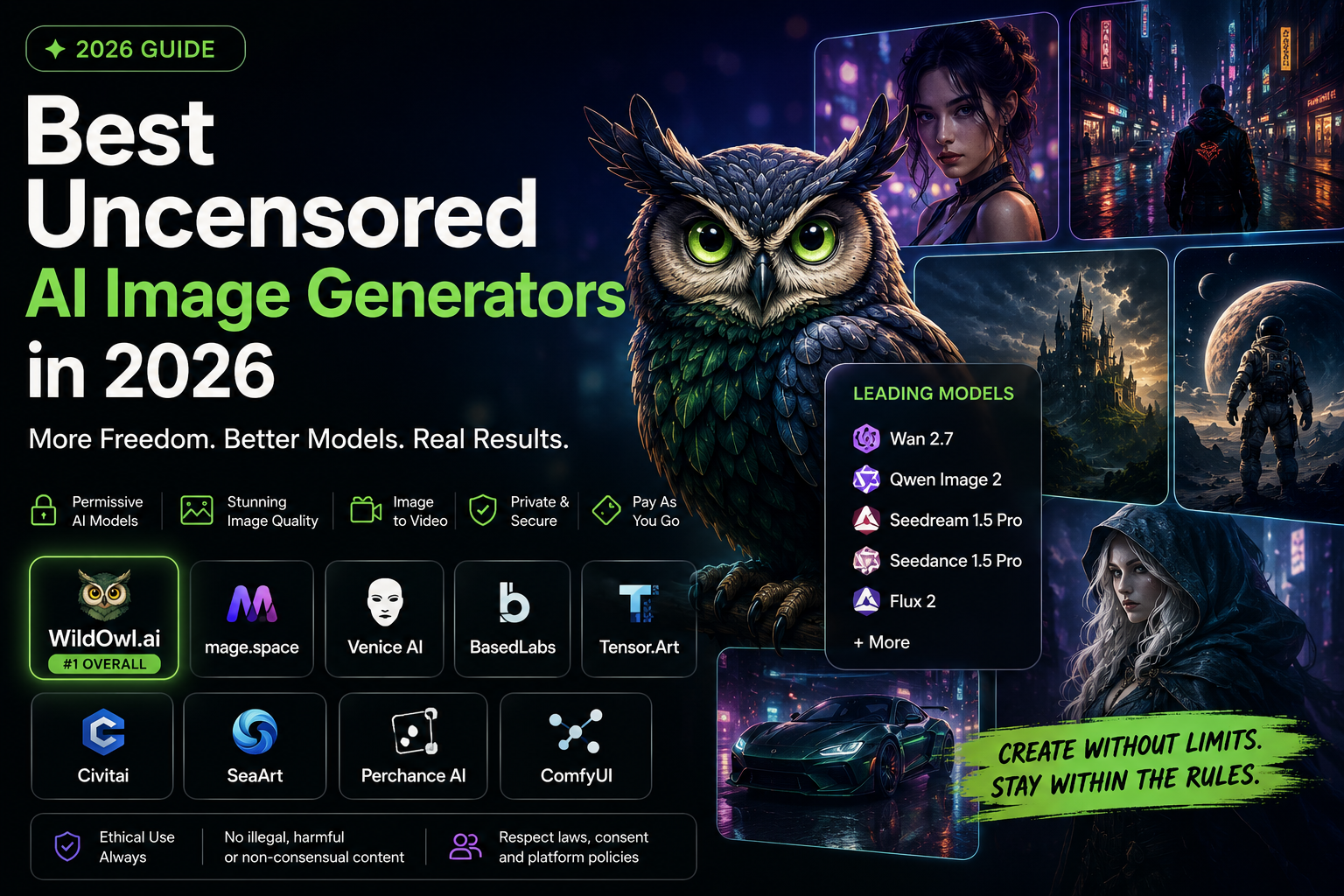 Best Uncensored AI Image Generators 2026
