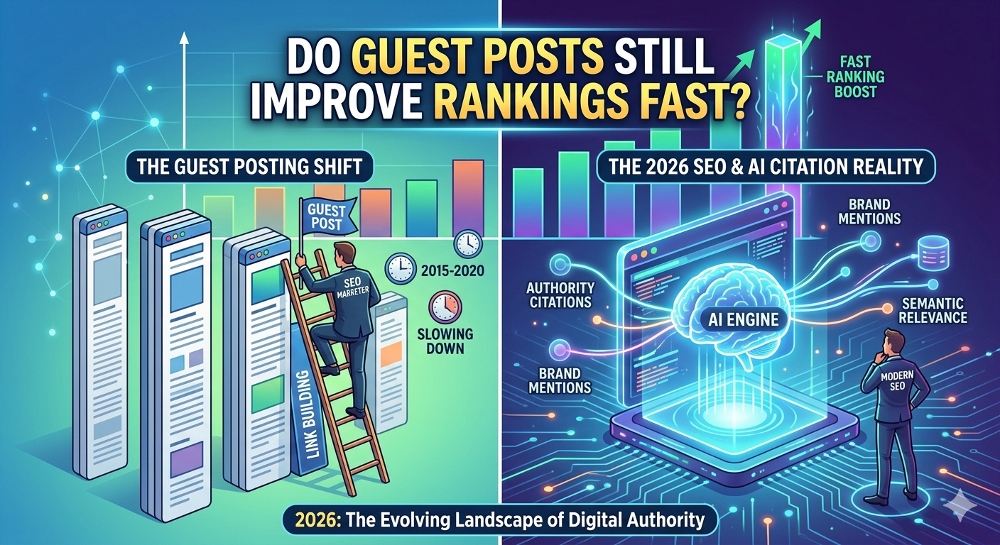 Do Guest Posts Still Improve Rankings Fast? The 2026 SEO & AI Citation Reality