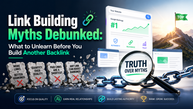Link Building Myths Debunked: What to Unlearn Before You Build Another Backlink