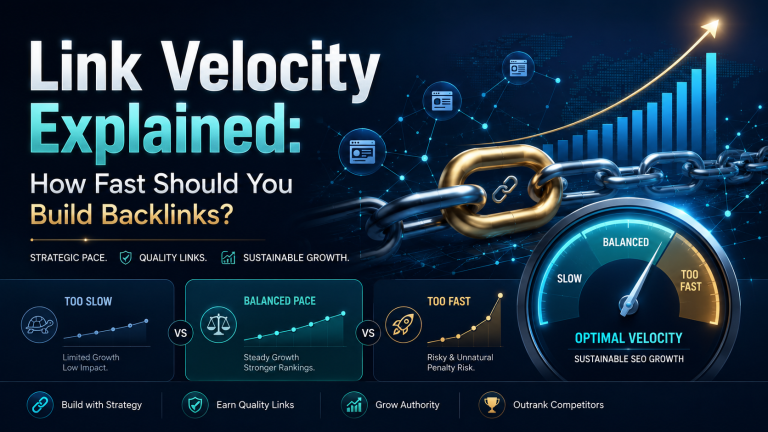 Link Velocity Explained: How Fast Should You Build Backlinks?