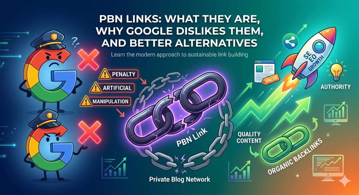 PBN Links: What They Are, Why Google Dislikes Them, and Better Alternatives